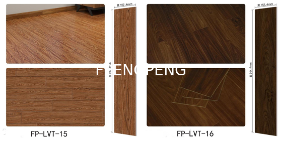 Suelos autoadhesivos de PVC con cuero de suelo resistente al desgaste y impermeable espeso