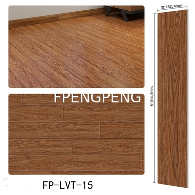Suelos autoadhesivos de PVC con cuero de suelo resistente al desgaste y impermeable espeso