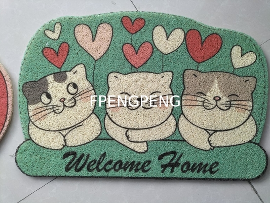No resbaladizo Durable exterior de la alfombra de la puerta Ultra Absorción de barro fácil de limpiar interior de la alfombra de la puerta de PVC de alfombra de bobina