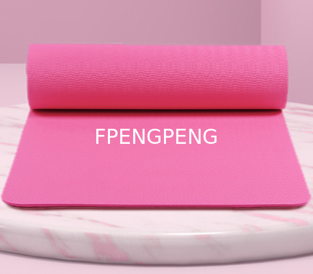 TPE Yoga Mat No resbaladizo de yoga para el ejercicio 183cm X 61cm Paquete incluye 1 X TPE Mat