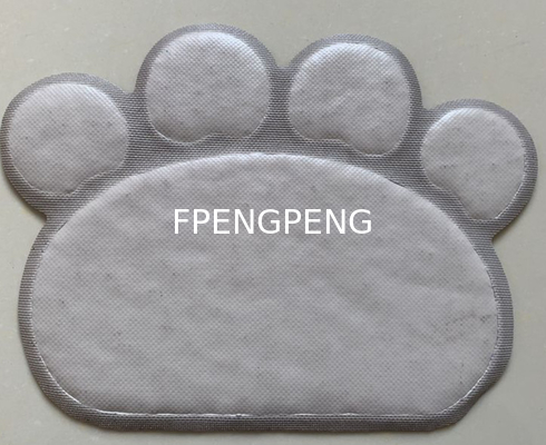 Alfombra de mascotas de PVC, alfombra de bobina de PVC cepillada y rociada con 8 de forma de ocho de forma resistente a la suciedad alfombra de gato espesa