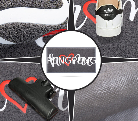 6-12 mm de espesor piso antideslizante con patrón personalizable PVC alfombra de bobina material ecológico