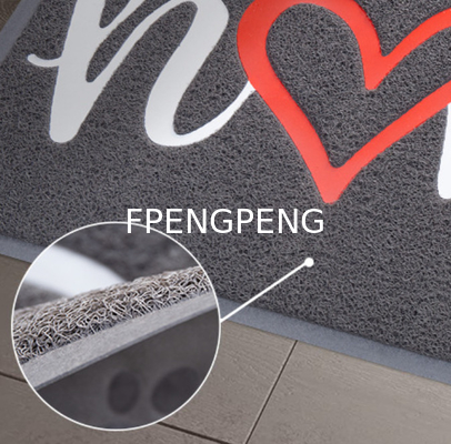 6-12 mm de espesor piso antideslizante con patrón personalizable PVC alfombra de bobina material ecológico