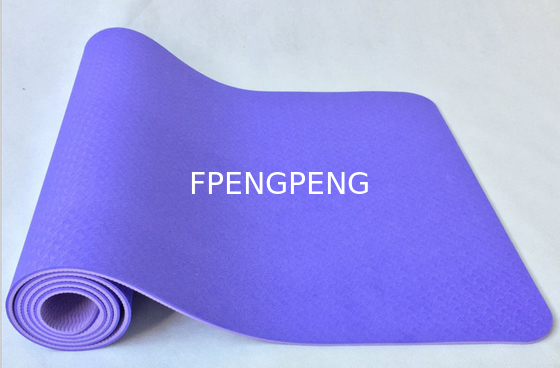 Fitness Anti-Slip Yoga Mat TPE Mat TPE 6mm 8mm 10mm, al por mayor No resbaladizo Impreso a medida Eco amigable TPE Yoga Mat