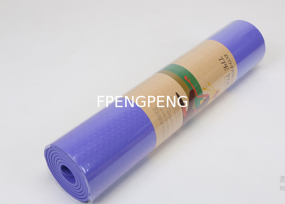 TPE MAT YOGA de alta calidad COLOR VIOLETO MAT YOGA para el gimnasio MAT EXTRA grueso ejercicio