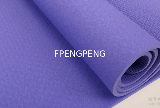 TPE MAT YOGA de alta calidad COLOR VIOLETO MAT YOGA para el gimnasio MAT EXTRA grueso ejercicio