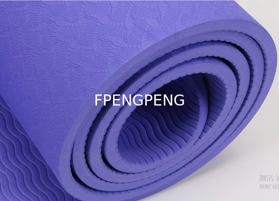 Nuevo de alta calidad de yoga sin resbalones colchoneta de rodillo para arriba Pilates gimnasio equipo de fitness tamaño grande suave PVC cómodo