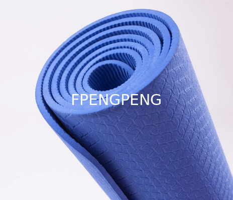 Super elástica malla antirrompida Sándwich Yoga Mat Material TPE Ejecutar excelente en el anti-deslizamiento