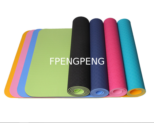 Nuevo de alta calidad de yoga sin resbalones colchoneta de rodillo para arriba Pilates gimnasio equipo de fitness tamaño grande suave PVC cómodo