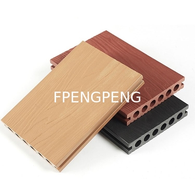 Venta caliente Decking WPC con impermeable y suelo de madera de grano de madera de plástico compuesto