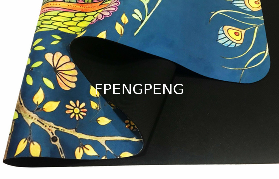 Anti-deslizante Extra grueso personalizar el logotipo PU Leather Yoga Mat para el ejercicio de construcción de la forma del cuerpo
