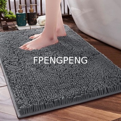 FENGPENG Alfombra de baño no resbaladiza Alfombra de baño suave acogedora chala gruesa alfombras de baño para el baño