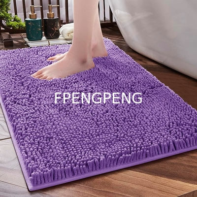 FENGPENG Alfombra de baño no resbaladiza Alfombra de baño suave acogedora chala gruesa alfombras de baño para el baño