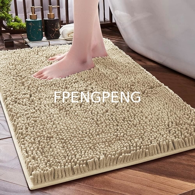 FENGPENG Alfombra de baño no resbaladiza Alfombra de baño suave acogedora chala gruesa alfombras de baño para el baño