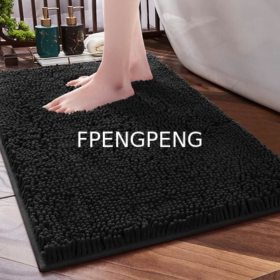 FENGPENG Alfombra de baño no resbaladiza Alfombra de baño suave acogedora chala gruesa alfombras de baño para el baño