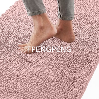Alfombra de baño 30x20, chenila absorvente suave gruesa, soporte de caucho, alfombras de microfibra secas rápidas, alfombras lavables en máquina