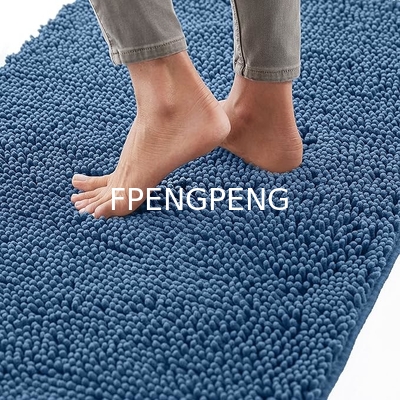 Microfibra de baño no resbaladizo para el baño Taupe Gris Absorbente de agua suave de microfibra Shaggy Baño de baño de alfombra lavable en máquina