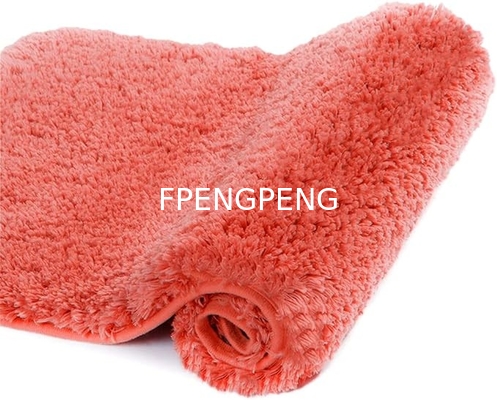 Alfombra de baño antideslizante para el baño (16 x 24, gris taupe) Absorvente de agua de microfibra blanda Alfombra de baño chaggy Lavable en máquina