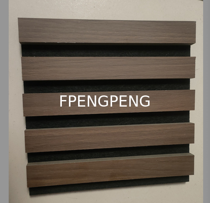 Panel de pared de madera de barras de 13 mm acústica acústica acústica