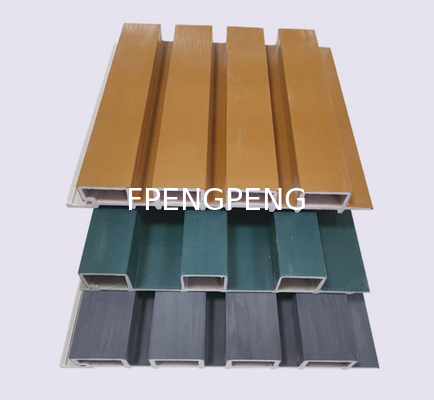 ASA coextrudido 220 tablero de pared de cuatro rejillas paneles decorativos de pared de varios colores de madera de barras