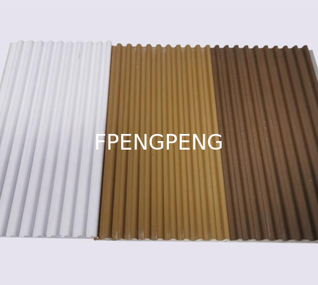 100 placas pequeñas de cartón ondulado ASA coextrudido diseños innovadores de pared decorativa para interiores