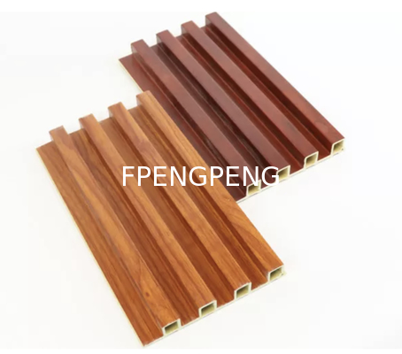 Luxury Hollow Wood Plastic Wall Cladding For Home Decoration panel de pared de diseño ligero wpc