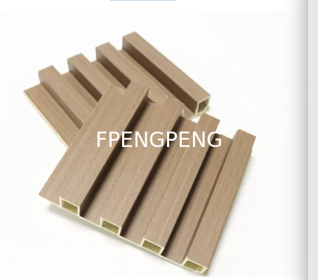 Luxury Hollow Wood Plastic Wall Cladding For Home Decoration panel de pared de diseño ligero wpc