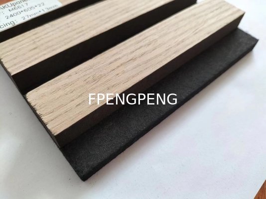 Panel de aislamiento acústico a prueba de fuego personalizado, chapa de madera sólida de chapa de madera flexible