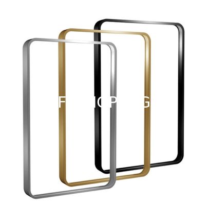 Espejo de metal oval espejo de metal espejo para el hogar espejo colgante de pared espejo enmarcado en pared
