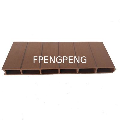 Fácil de instalar panel de pared decorativo de madera de grano WPC tablero de pared de madera de plástico de cubierta compuesta