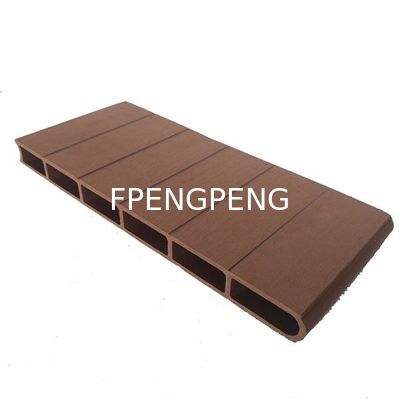 Fácil de instalar panel de pared decorativo de madera de grano WPC tablero de pared de madera de plástico de cubierta compuesta