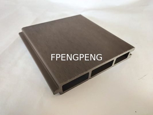 Nuevo material WPC Panel de suelo exterior de madera de plástico