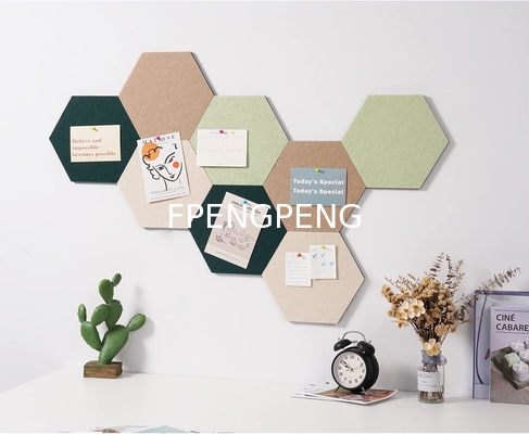 Panel de pared acústico decorativo de fibra de poliéster absorbente de sonido