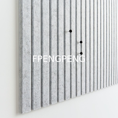 Tablero de pared de PET paneles de pared de pizarra, paneles de cartel de fieltro para oficinas Panel acústico de fibra de poliéster -12 paquete (blanco de mármol)