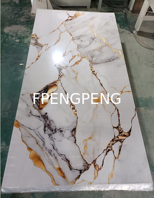 Panel UV calificado Crea una pared impresionante con panel de pared PVC / UV La solución preferida para el revestimiento de paredes