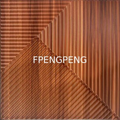 Various Colors to Choose From 3D PVC Wall Panel for Customization