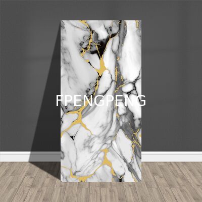 Decal de pared de PVC MARBLE Varios tamaños pegatinas decorativas extraíbles duraderas