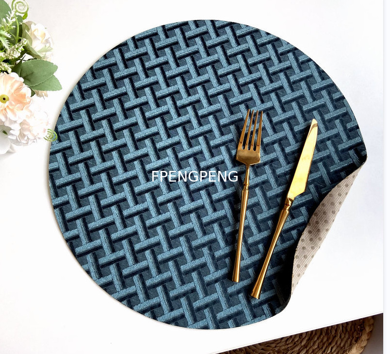 Productos de decoración para el hogar alfombra de mesa con el respaldo de puntos único para la decoración de la habitación