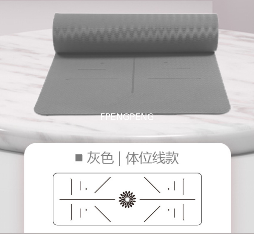 Fabricación de esterillas de yoga TPE en varias opciones de color para material de PVC
