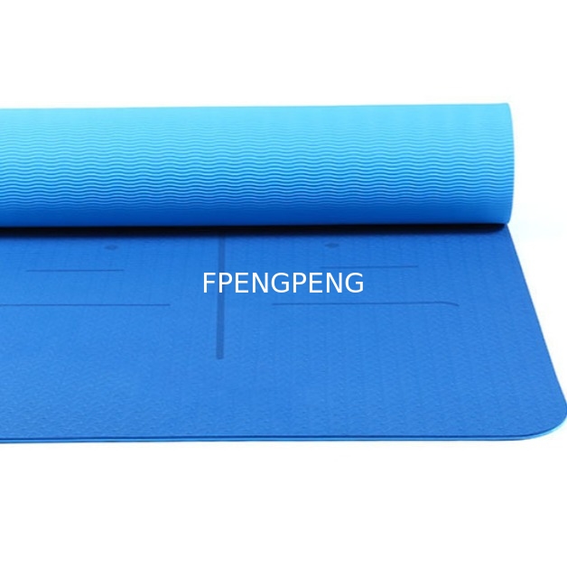 Tapete de yoga TPE a prueba de agua y personalizable para el ejercicio 1,2 kg Adecuado para yoga