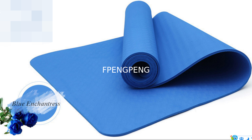 Fitness Anti-Slip Yoga Mat TPE Mat TPE 6mm 8mm 10mm, al por mayor No resbaladizo Impreso a medida Eco amigable TPE Yoga Mat