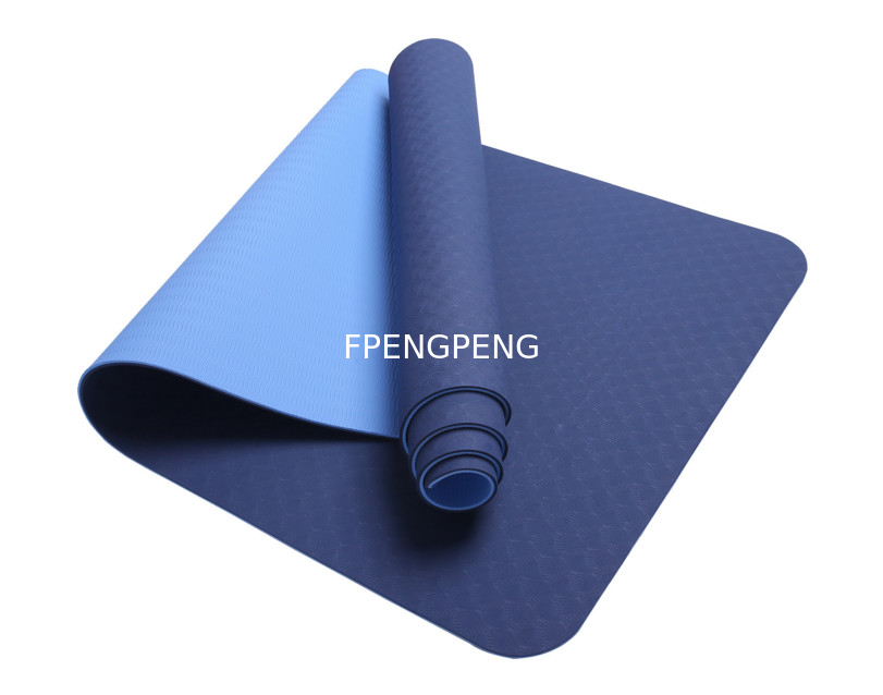 TPE MAT YOGA COLOR AZUL MAT YOGA FORAMAZON MAT de yoga de alta calidad en venta