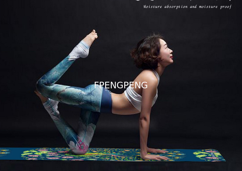 Anti-deslizante Extra grueso personalizar el logotipo PU Leather Yoga Mat para el ejercicio de construcción de la forma del cuerpo