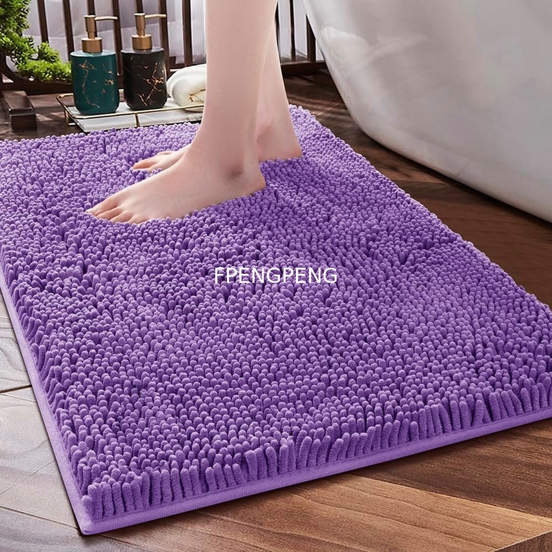 Venta en caliente en las fronteras encriptado Schneider alfombra de piso baño irregular baño agua absorción del baño alfombra antirremolque