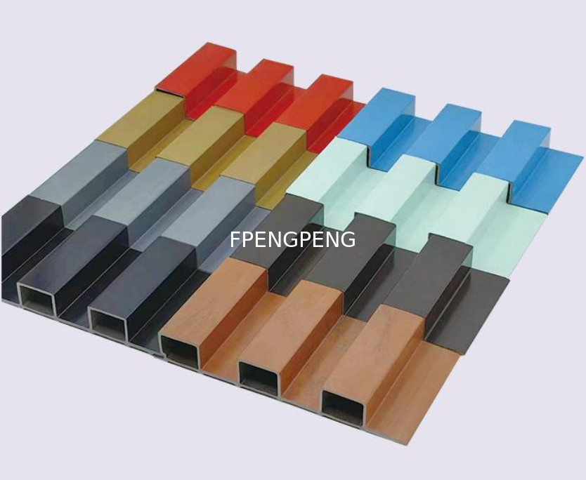 panel wpc ASA co extrudido 155 alto gran tablero de pared paneles de pared decorativos de varios colores para elegir