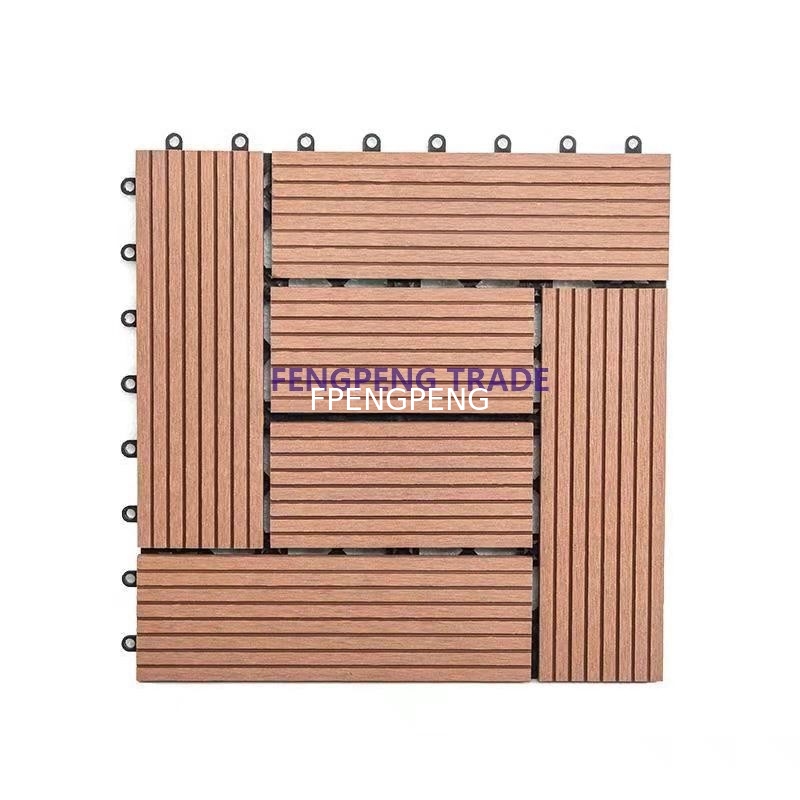 suelo de cubierta de wpc exterior DIY Tablas de cubierta de cubierta compuestas Inodoro piso de WPC con resistencia al fuego