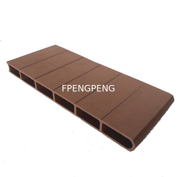 Fácil de instalar panel de pared decorativo de madera de grano WPC tablero de pared de madera de plástico de cubierta compuesta