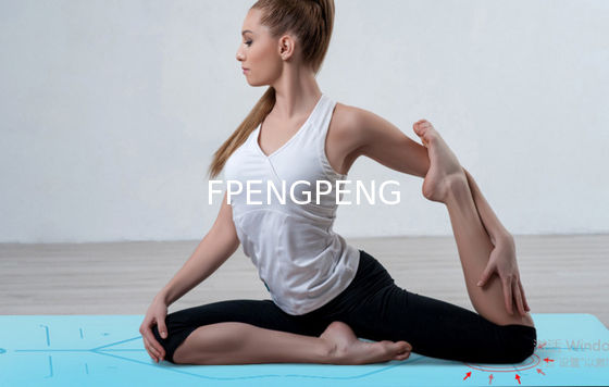 Micro Escorpión esterilla de yoga de caucho natural no resbaladiza PU tirano esterilla de yoga de 5 mm de espesor esterilla de yoga de acondicionamiento físico ampliada