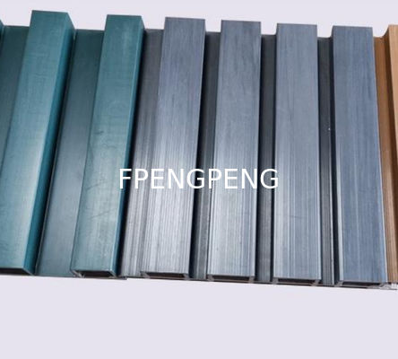 ASA coextrudido 220 tablero de pared de cuatro rejillas paneles decorativos de pared de varios colores de madera de barras