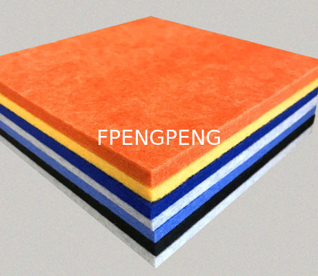 paneles de amortiguación acústica Panel acústico no tejido Materiales absorbentes Hoja de difusión de sonido